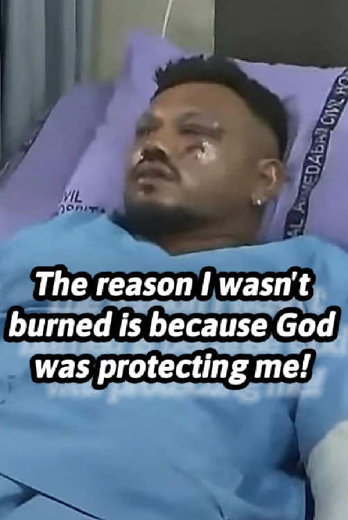 The reason I wasn't burned is because God was protecting me! #Planecrash#VishwasKumarRamesh#usa #fvp 