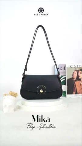Mika Flap Shoulder ✨. #lescatino #tas #wibgajian #paydaysale #lescatinodeluxe #fyp #premiumbag #brandlokal #taswanita #rekomendasi #OOTD #tasselempang #newarrivals 