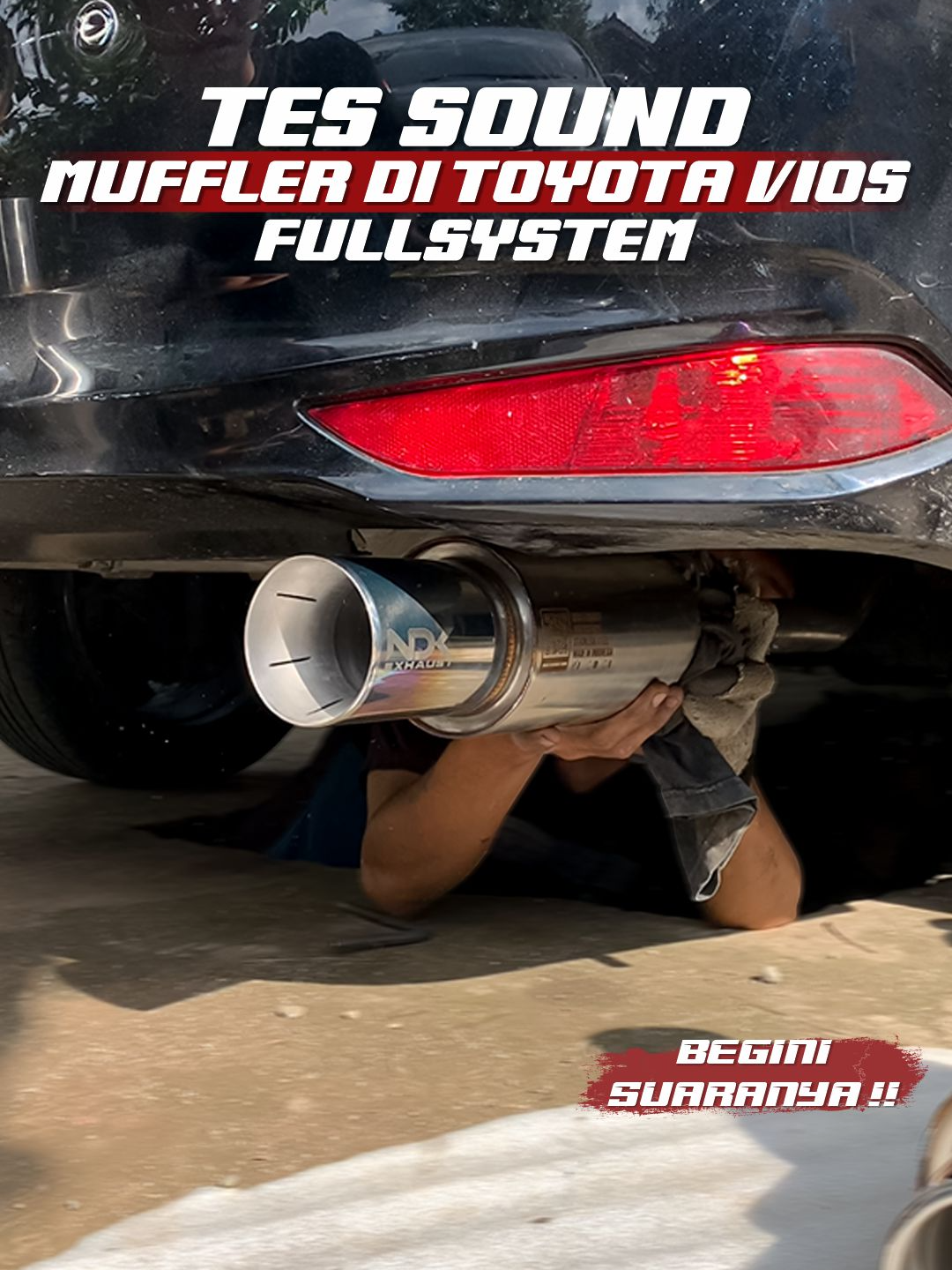 Tes sound beberapa tipe muffler di vios full system 🤙🏻😎  #toyotavios#vios #viosmodifikasi#viosindonesia #knalpotmobil #ndkexhaust