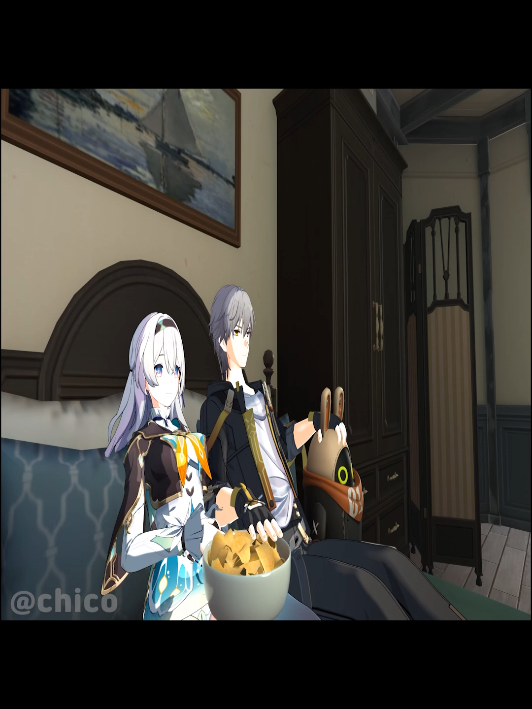 Firefly's little prank.. [Animation] follow me for save Stelle #HonkaiStarRail #hsr #stelle #caelushonkaistarrail #firefly #animation #genshin #honkaiimpact3rd #zzz