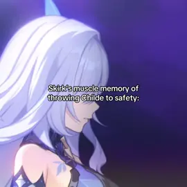 She’s always throwing him😭😭#genshin #GenshinImpact #hoyoverse #nodkrai #skirk #skirkgenshinimpact #childe ##tartaglia #real #relatable #fyp #iheartmitsukou #lasignorasfan  