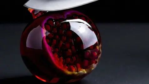 Glass Fruit Cutting ASMR #aiasmr #asmr #relax #oddlysatisfying #satisfying #glassfruit #glass #cutting #notalkingasmr 