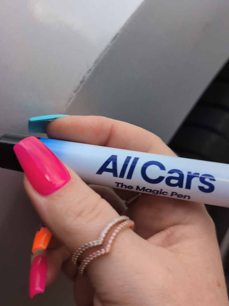 reviewing the All Cars magic pen, cost me £19.99. Don't waste your money, as didn't work.  #allcarsthemagicpen #allcars #dontwastemoney #dissapointing  #fyp 