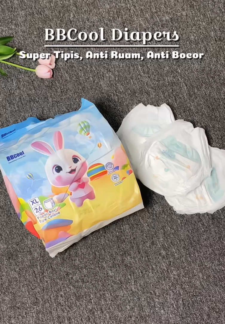 diapers super tipis anti ruam, yuk mom cobain juga buat sikecil 😍 #bbcooldiapers #bbcool #popokbayi #pamperspants #pampers #pampers #babydiaper #popokbayiberkualitas 