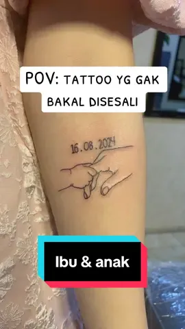 Adalah tattoo Ibu & anak  #gentlehandstattoo #tattoomedan #medan 