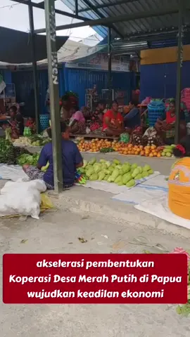 akselerasi pembentukan Koperasi Desa Merah Putih di Papua wujudkan keadilan ekonomi. Untuk memastikan keadilan ekonomi yang merata, pemerintah mengakselerasi pembentukan Koperasi Desa Merah Putih di Tanah Papua. Hal tersebut adalah inisiatif strategis yang memberdayakan masyarakat dari akar rumput, memberikan masyarakat setempat kekuatan kolektif untuk mengelola potensi daerah dan mensejahterakan Orang Asli Papua (OAP). #KoperasiMerahPutih #PapuaSejahtera #KeadilanEkonomi #IndonesiaMaju.