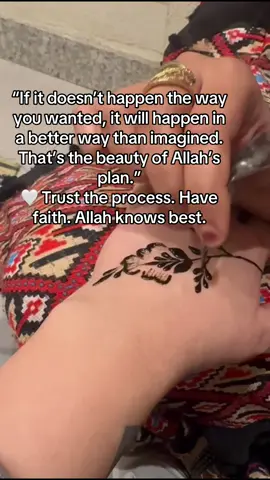 “If it doesn’t happen the way you wanted, it will happen in a better way than imagined. That’s the beauty of Allah’s plan.” 🤍 Trust the process. Have faith. Allah knows best. #AllahsPlan #TrustAllah #IslamicQuotes #FaithOverFear #QadrAllah #GratefulHeart #SpiritualJourney #MuslimTikTok #DeenOverDunya #PatienceAndFaith #Reminder