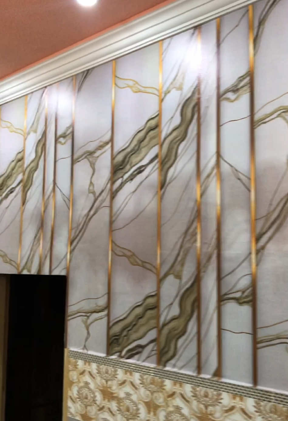 Wallpaper work in Saela Jhelum Cantt #jhelum #wallpaper #3d #panaflex #ultrahd #result #room 
