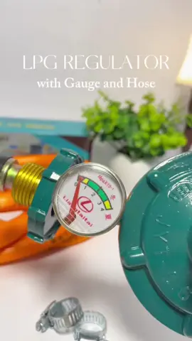 Gas Regulator with Gauge and Hose! ✨ #gasregulator #regulatorgas #creatorsearchinsights #KitchenHacks #kitchenappliances #regulator #lpgregulator #fyp #fy 