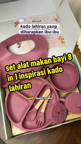 daripada ngado sprei lagi, sprei lagiii. mending ini aja deeeh, yang dikadoin pasti happy banget. dijamin #setalatmakanbayi #alatmakansilikon #perlengkapanmpasibayi 