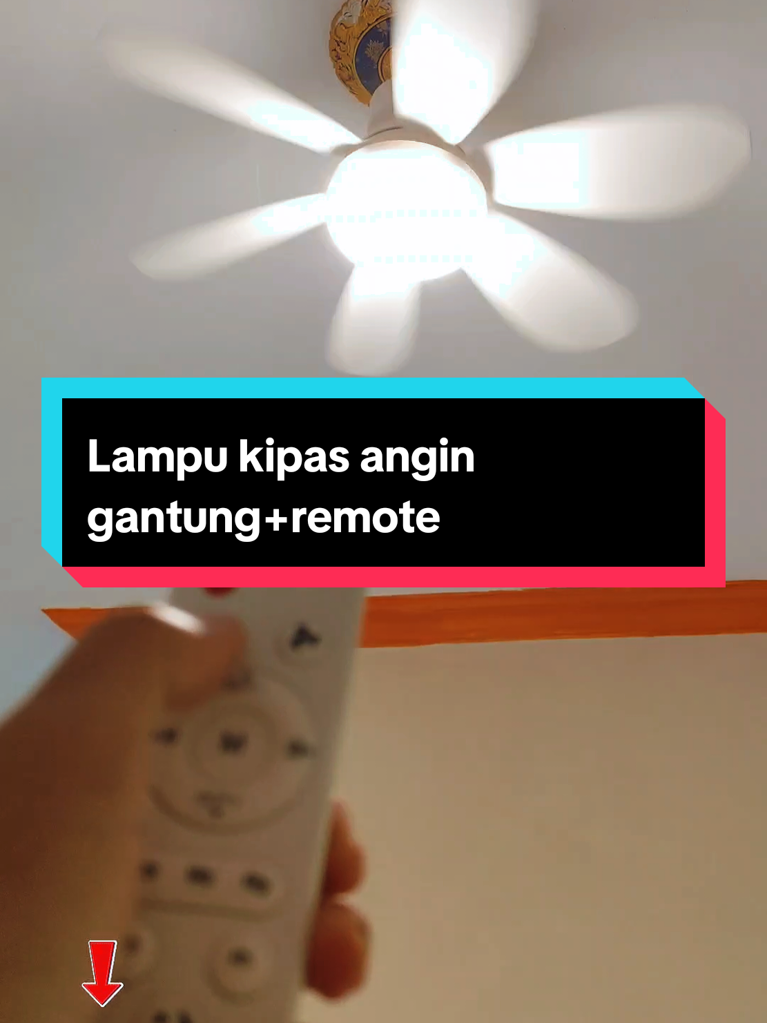 Lampu kipas angin gantung jumbo #kipasanginlampugantung  #lampukipasanginremote  #lampukipasangin  #lampukipasjumbo 