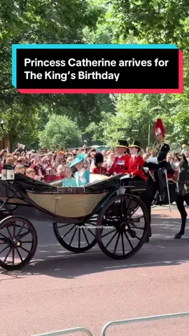 NEW: Princess Catherine looks stunning as she arrives for The King’s Birthday #royal #royalfamily #kate #katemiddleton #king #princessofwales #princesscatherine 