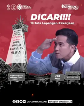 Selamat Datang! Bapak Wapres RI Yang Terhormat, Gibran “Si Pencipta Lapangan Kerja” Rakabuming di Bumi Antasari #Gibran #GibranRakabuming #SelamatDatang #BumiAntasari 