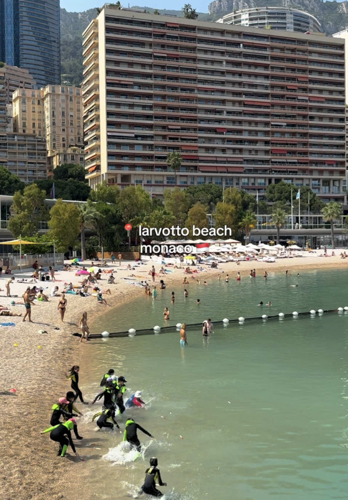 larvotto beach, monaco 🏖️💞 #monaco #larvottomonaco #larvottobeach #monacobeach #southoffrance 