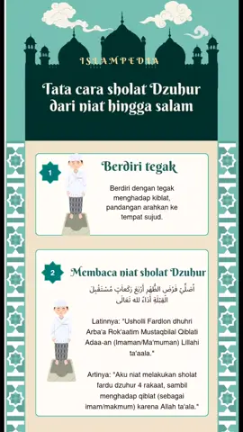 Tata Cara Sholat Dzuhur Dari Niat Hingga Salam  #sholat #sholat5waktu #sholatdzuhur #dzuhur #islampedia #islam #belajarislam #tatacarasholat #alquran #perintah #perintahallah #fyp #viral #salingbelajar #tidakadakataterlambat #tatacara #tatacarasholat #tatacarasholatdzuhur