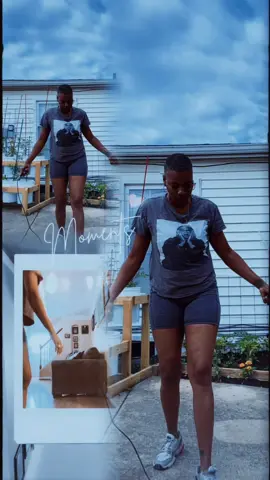 Hustle Harder 500 skips a day. #workingthisshitout 