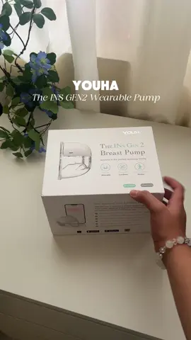 One of the smartest wearable breastpump—The Youha INs Gen2 wearable breast pump mommies #youha #youhainsgen2 #wearablepumps #wearablebreastpump #pumpingmom #MomsofTikTok 