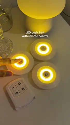 battery operated LED pin lights with remote control✨ #ledlight #pushlight #pinlight #light  #ledlights #ledpinlight #warmlight #ceilinglight #batteryoperated #roomessentials 