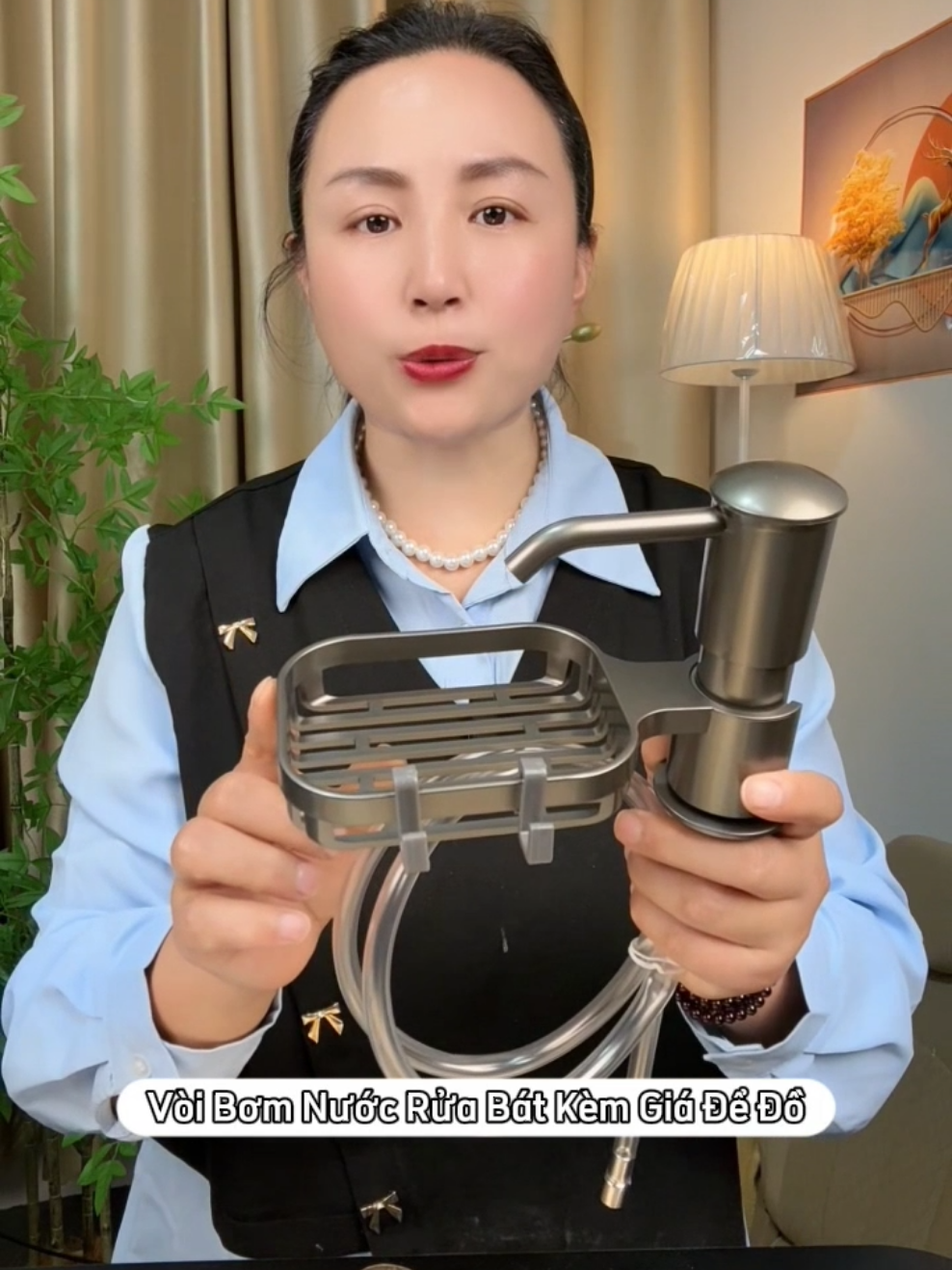 Góc bếp tiện nghi, nhìn vào là ưng #giadungnhabep #dogiadung #giadungtienich #voibomnuocruabat #xuhuong 