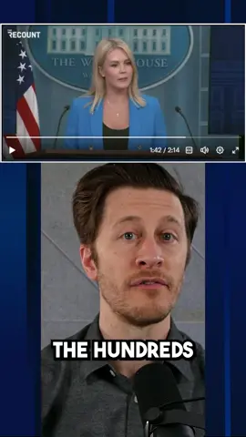 Karoline Leavitt claims the majority of protesters are violent