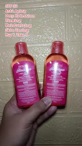 BONITA HIMALAYAN PINK SALT for Face and Body! 🫶 #bonitapinkoilsaltforfaceandbody #bonitapink #fyp
