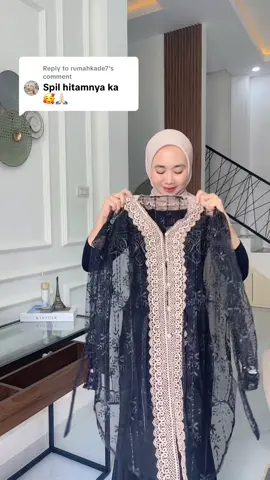 Replying to @rumahkade7 hitam emang nggak pernah gagal 🥹🫶🏻 #outerbrukat #outerkondangan #tunikbrukat #outerlebaran 