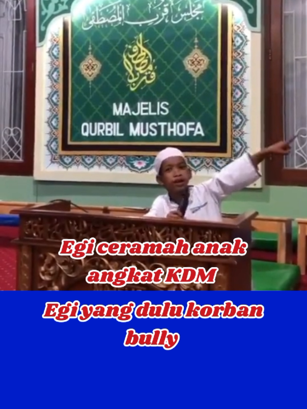 Egi sekarang ceramah setelah ikut ustadz joker  #kdm #egi #fy #fyp #fypシ #egidedimulyadi #dedymulyadi #bapakaing #videoviral 