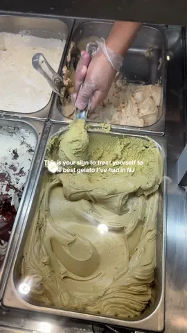 This store is located inside the short hills mall and I got their pistachios and cremino flavors - both were SO good! Where’s your favorite gelato spot? #shorthillsmall #shorthillsnj #gelato 