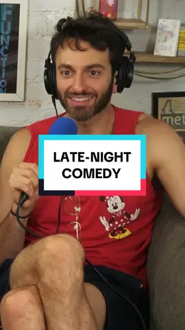Late-night hosts can’t avoid hot topics 📺☕️🤣 #coffee #latenight #thedownsidepod #podcastclips #funny #standupcomedians 