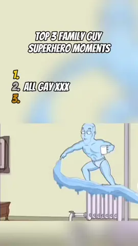 Top 3 Family Guy Superhero Moments. #familyguy #petergriffin #aquaman #cartoon #shorts #fyp 
