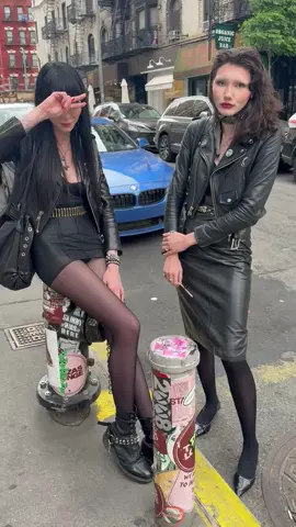 Two Fabulous Women at  launch party for Petit Mort Magazine Little Italy ©️judijupiter2025