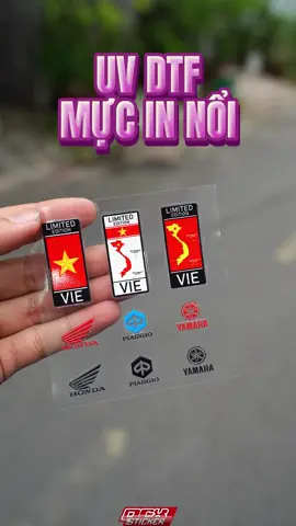 Tem UV DTF dán biển số ...