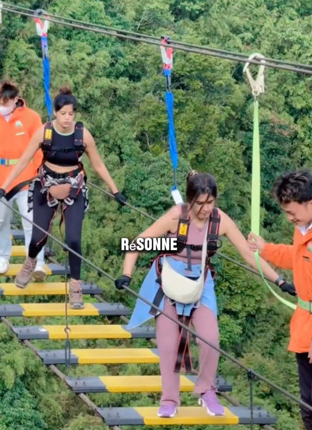 le pont en escalier 