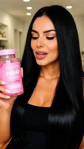 use o Gummy hair, seu cabelo vai crescer muito com está vitamina.