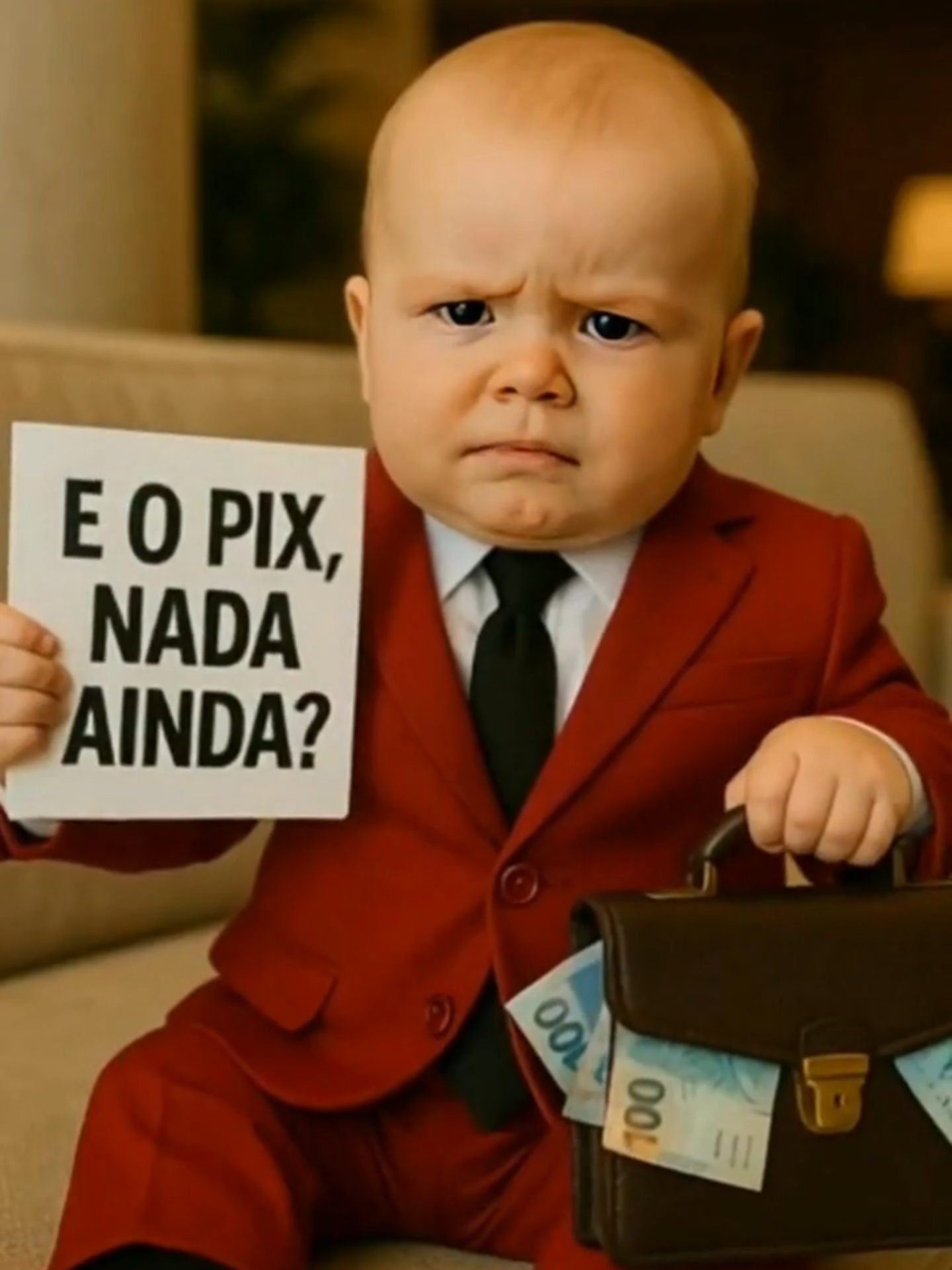 E o Pix Nada Ainda? @bebefalante01 #bebestiktoks #humor #comédia #fazmeupix #cademeupix #bebefalante @Bebê Falante