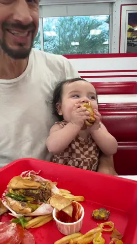 Ynez 🤝 In-N-Out 🍔#innout #californiababy