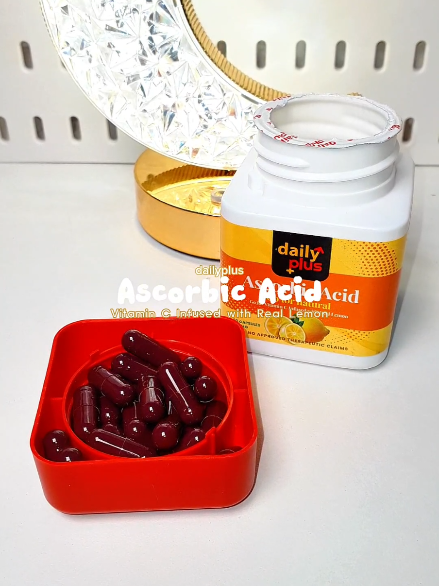 Health & Immunity in 1 bottle but on natural ingredients?! dailyplus' Ascorbic Acid is the one for you!  #supplements #healthtips #wellness #nutrition #vitamins #ascorbicacid #vitaminc 