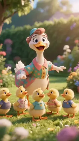 5 Little Duck #tiktokkids #kidsoftiktok #cartoon #kidscartoon #hoathinh #nhacthieunhivuinhon #songforkids #animatedstories #kidssong #nhacthieunhi 