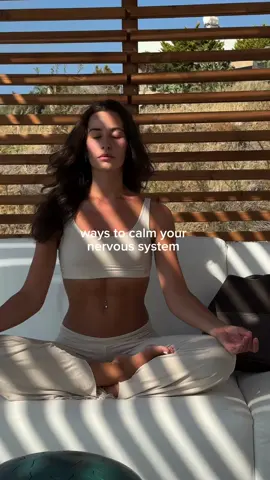These are things that help me to regulate my nervous system more - I feel like whenever I don’t do a lot of these I Kinda don’t really feel like myself and I need to Focus on that more again atm- maybe that’s a good reminder for you too to integrate some of These in your routine more often again🤍 #fyp #fy #yoga #breathwork #nervoussystemregulation #calmnervoussystem #slowdown #nature #health #wellness 