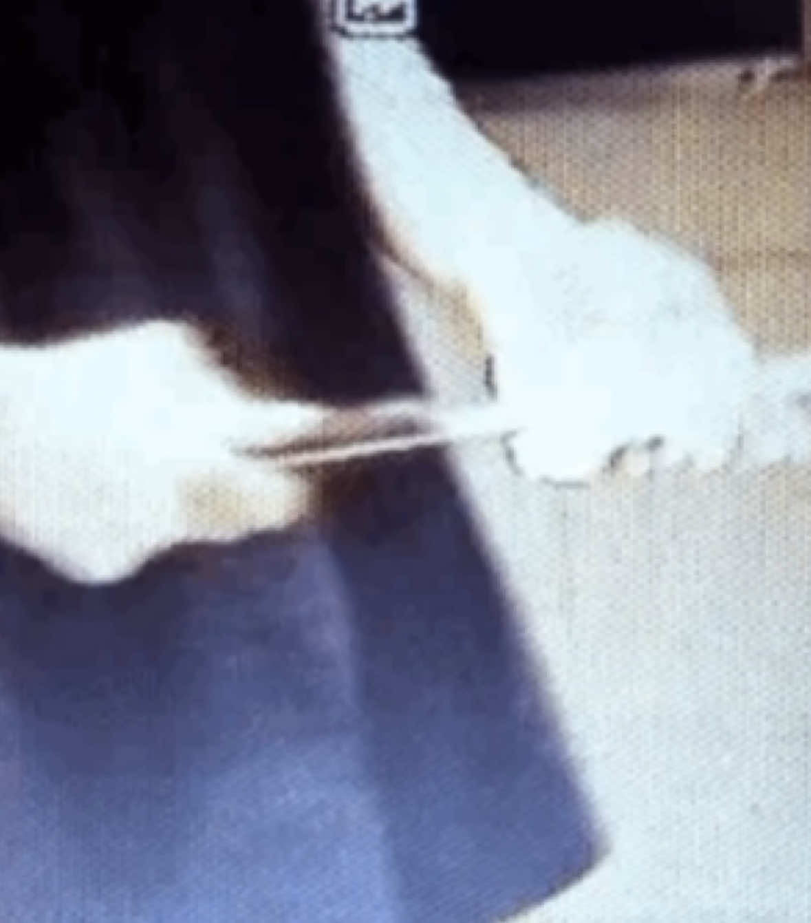 a cold knife is thrust into the back