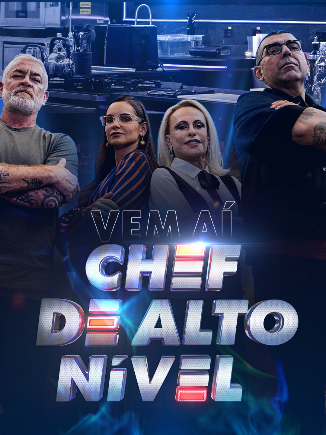 ⏱️ Eles só têm 30 segundos pra pegar os ingredientes antes que a plataforma se mova. Vai ter adrenalina, pressão e muita emoção! @anamariabraga comanda o novo reality de gastronomia com os mentores @alexatalaoficial, @jeffimrueda e @renata.vanzetto em três cozinhas que vão desafiar até os melhores chefs. #ChefDeAltoNível