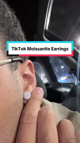 7mm Moissanite Earrings 💎 #moissanite #earrings #jewelry 