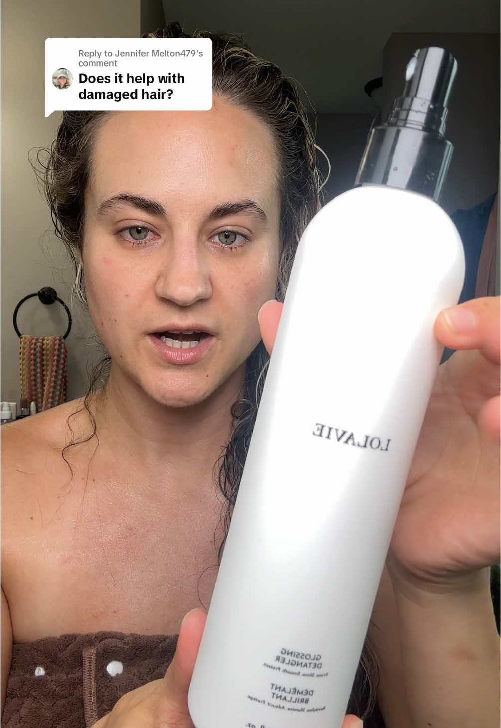 Replying to @Jennifer Melton479 literally the best leave in conditioner I have ever used #hairtok #leaveinconditioner #haircare #curlyhair #hair 