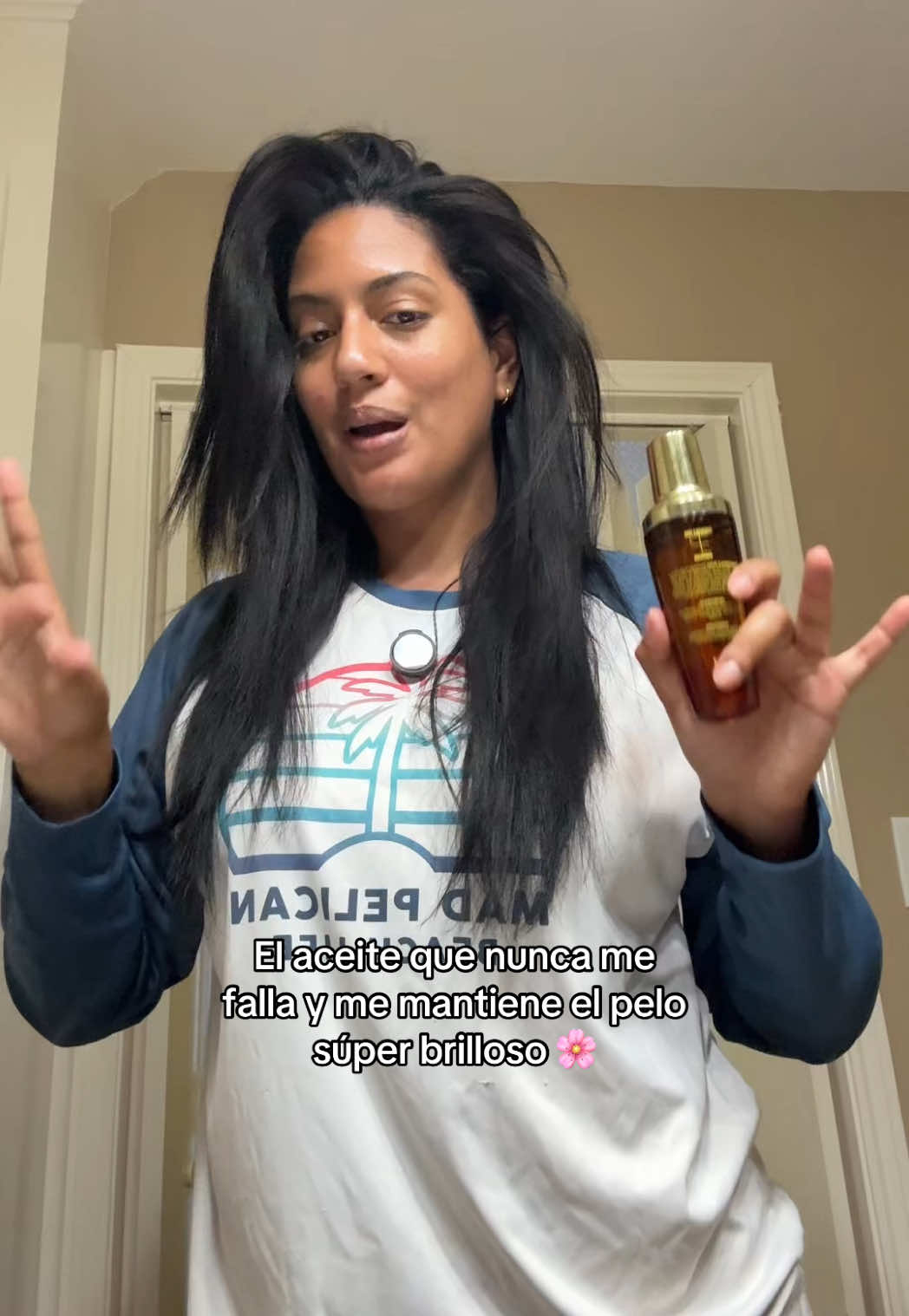 Si verdad que me ha crecido cantidad, pero hay que mantenerlo también con brillo #aceiteparacabello 