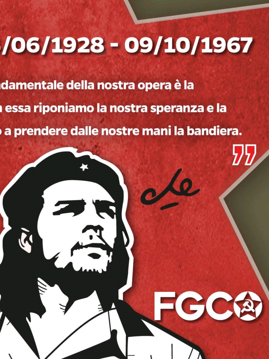 «Il comunista deve essere il migliore, il più integro, il più completo degli esseri umani, ma sempre e soprattutto un essere umano; un militante di un partito che vive e vibra a contatto con le masse». (Che Guevara)#CapCut #saveworkers #anticapitalism #antifascism #marxismleninism #161 #foryou #communism #2025 #soviet #🚩 #🇮🇹 #movimentooperaio #movomentostudentesco #cheguevara #cuba #🇨🇺 #🇨🇺🇮🇹 #🇵🇸 