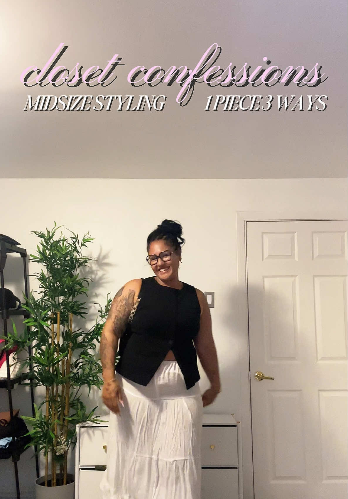 Midsize styling ; 1 piece 3 ways! (Styling a long white maxi skirt) 🤍 #creatorsearchinsights  #midsizefashion #outfitinspo #fashiontips #bodypositive #styleguide #shein #sheintryon #sheintryonhaul 