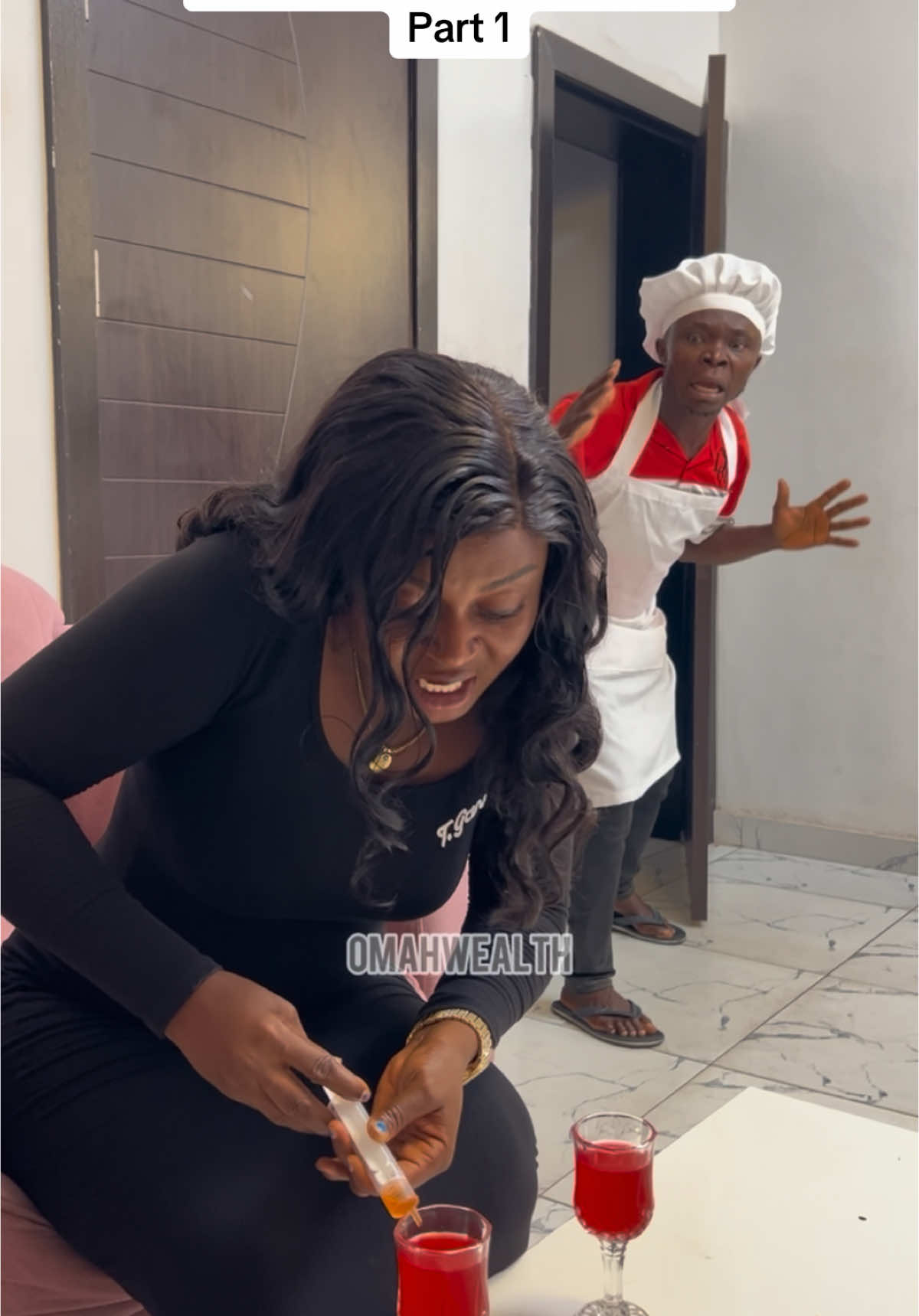 The chef switched the drink #omahwealth 