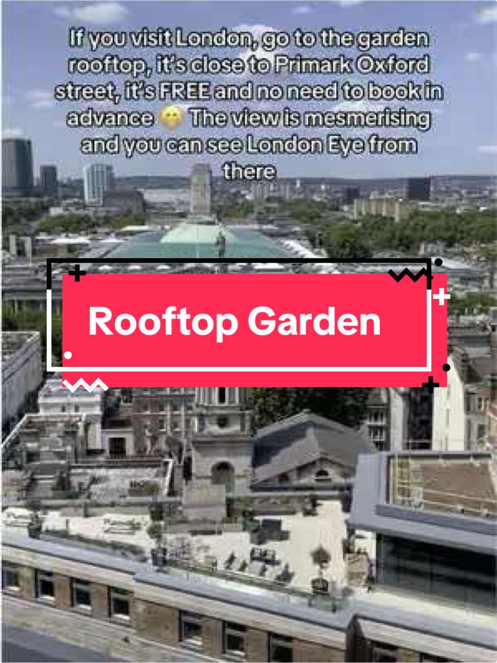 Rooftop garden in #london #uk free and no need for booking 