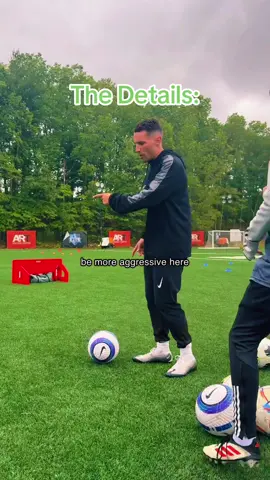 Creating more space for a shot 🪐 Working on the emphasis of the fake. The more aggressive you bring your leg back, the more likely the defender is to fall for it. Use this move the next time you want to create more time for a clear shot ✅ Working with: Aiden Oks NYRB MLS Next baller
