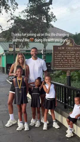 Its been a minute since we introduced ourselves! There's no time like the present, so let's do this 🥰🥰! We are a family of 6 based in Louisiana. I'm Brittney, a wife, mom to our four beautiful daughters, retired pharmacist, and a full time content creator. I also recently lost over  55lbs and am feeling more confident and healthy than ever! JD is the love of my life, my husband, and the most amazing, father to our girls!  We actually met on the first day of pharmacy school back in 2011 and have been inseparable ever since. Crazy how time flies!  Our girls are the center of our world. They love to play sports,  dressing up, and traveling! I still can't believe how big their personalities are.  We love doing life with you guys on this app and so grateful for each and everyone! It's been a such a life changing experience, living in our passion building our family's legacy. We love sharing all things family, home, fashion, health and more! Any questions for us?! Drop below! Outfit details: The girls: @tjmaxx  My dress: @dillards  Shoes: @newbalance  Linked on LTK! https://liketk.it/5g5yB